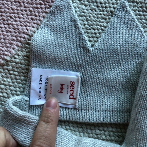 Seed Baby gray sweater knit crown baby headband - Picture 4 of 5